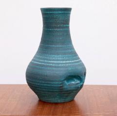  Accolay Pottery Set of nine Blue Banded Ceramic Vases Gaulois by Accolay France 1960s - 595115