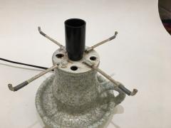  Accolay Pottery Stoneware and resin with inclusions lamp Accolay circa 1960 - 1847562