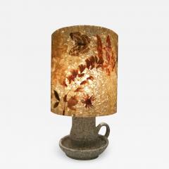  Accolay Pottery Stoneware and resin with inclusions lamp Accolay circa 1960 - 1848329