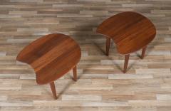  Ace Hi California Modern Sculpted Floating Top Side Tables by Ace Hi - 4103732