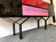  Acerbis Sideboard Console Lacquered Italy 1980s - 546987