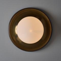  Achille Pier Giacomo Castiglioni 1960s Achille Castiglioni and Pier Giacomo Brass Light Ball Ceiling Lamp - 3931549