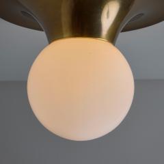  Achille Pier Giacomo Castiglioni 1960s Achille Castiglioni and Pier Giacomo Brass Light Ball Ceiling Lamp - 3931554