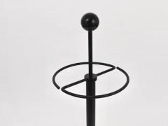  Achille Pier Giacomo Castiglioni Black Post Modern Castiglioni Memphis Style Umbrella Stand Italy 1980s - 4055358