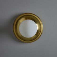  Achille Pier Giacomo Castiglioni Petite Brass 1960s Castiglioni and Giacomo Light Ball Wall or Ceiling Lamp - 3931503