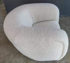  Adesso Studio Custom Barrel Lounge Chair in Ivory Boucle by Adesso Imports - 1793100