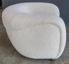  Adesso Studio Custom Barrel Lounge Chair in Ivory Boucle by Adesso Imports - 1793101