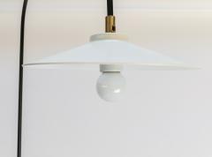  Adesso Studio Custom Black White Metal Mid Century Style Arch Floor Lamp with Marble Base - 3337296