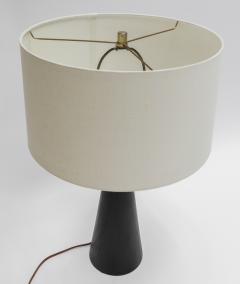  Adesso Studio Custom Brass and Black Table Lamp with Ivory Linen Shade - 3337353