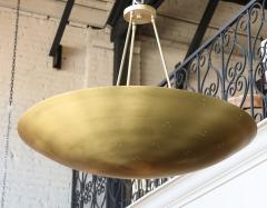  Adesso Studio Custom Perforated Brass Metal Conical Convex Pendant Chandelier - 1498976