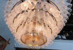  Adesso Studio Large Custom Tiered Murano Chandelier with Clear Glass Tubes - 1662847