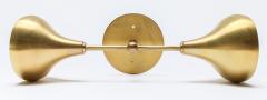  Adesso Studio Pair of Custom Brass Double Head Mid Century Style Sconces by Adesso Imports - 2007933
