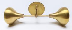  Adesso Studio Pair of Custom Brass Double Head Mid Century Style Sconces by Adesso Imports - 2007936