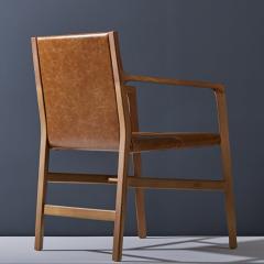  Adolini Simonini Dining chair in Leather and solid wood Contemporary Brazilian Design - 1130184