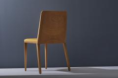  Adolini Simonini Minimal Style Chair Solid Wood Textile or leather Seating Solid Backboard - 1104086