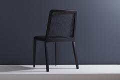  Adolini Simonini Minimal Style Solid Wood Chair Leather or Textile Seating Caning Backboard - 1125259