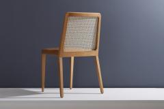  Adolini Simonini Minimal Style chair Solid Wood Leather or textiles Seating Caning Backboard - 1125072