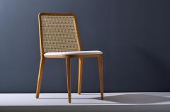  Adolini Simonini Minimal Style chair Solid Wood textiles or leather Seating Caning Backboard - 1125161