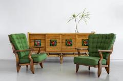  Adrien Audoux Frida Minet AUDOUX MINET RATTAN SIDEBOARD - 1453156