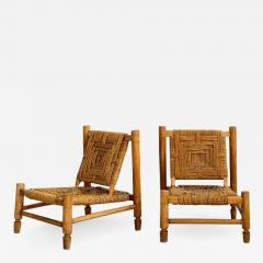  Adrien Audoux Frida Minet AUDOUX MINET ROPE CHAIRS - 1223571