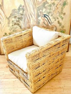  Adrien Audoux Frida Minet Audoux Minet riviera style superb condition comfy arm chair - 2756757