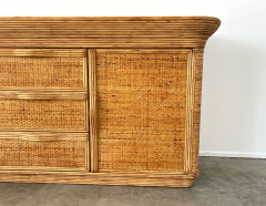  Adrien Audoux Frida Minet FRENCH BAMBOO SIDEBOARD - 2655155