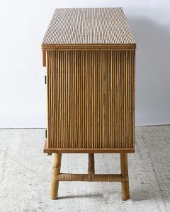  Adrien Audoux Frida Minet Large bamboo enfilade in the style of Audoux Minnet France circa 1960 - 4036305