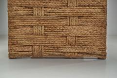  Adrien Audoux Frida Minet Oak Veneer Dining Table by Audoux and Minet France 1st Half of the 20th Century - 4776606