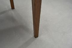  Adrien Audoux Frida Minet Oak and Woven Rope Chair by Audoux Minet France Mid 20th Century - 4493585