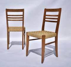  Adrien Audoux Frida Minet Pair of Rope Beech Wood Chairs by Frida Minet Adrien Audoux for Vibo Vesoul - 4269553