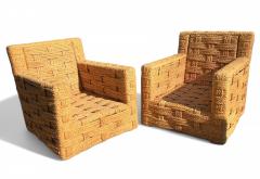  Adrien Audoux Frida Minet Pair of armchairs by Adrien Audoux et Frida Minnet - 4025458
