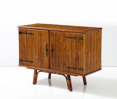  Adrien Audoux Frida Minet Rare Bamboo Cabinet by Adrien Audoux and Frida Minet - 2399902