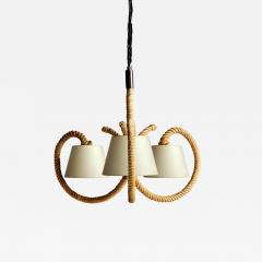  Adrien Audoux Frida Minet Rope Ceiling Light by Audoux and Minet France c 1960 - 4695368