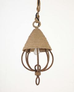 Adrien Audoux Frida Minet Rope Pendant by Audoux and Minet France c 1960 - 4484012