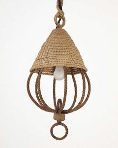  Adrien Audoux Frida Minet Rope Pendant by Audoux and Minet France c 1960 - 4484013
