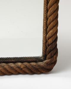  Adrien Audoux Frida Minet Rope and Mirrored Glass by Audoux and Minet France c 1960 - 4093798