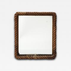  Adrien Audoux Frida Minet Rope and Mirrored Glass by Audoux and Minet France c 1960 - 4097719