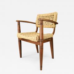  Adrien Audoux Frida Minet c1950 Audoux Minet Woven Rope Armchair France - 2496844