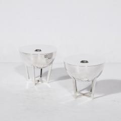  Alan Adler Pair of Grecian Fire Hand Wrought Sterling Silver Candle Holders by Alan Adler - 3197994