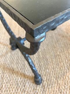  Alberto Diego Giacometti 2 French Modern Neoclassical Bronze Benches Side Tables in Style of Giacometti - 4523450