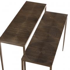  Alberto Diego Giacometti A Pair of Iron Console Tables in the Manner of Alberto Giacometti  - 4530459