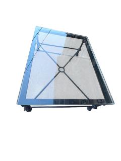  Alberto Diego Giacometti BRUTALIST SCULPTED METAL GILT SNAKE COFFEE TABLE IN THE MANNER OF GIACOMMETTI - 4442093