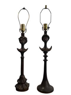  Alberto Diego Giacometti GIACOMETTI TETE DE FEMME RESIN TABLE LAMPS BY SIRMOS - 4409929