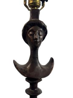  Alberto Diego Giacometti GIACOMETTI TETE DE FEMME RESIN TABLE LAMPS BY SIRMOS - 4409935