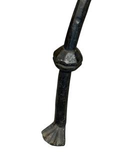  Alberto Diego Giacometti SCULPTED BRUTALIST BLACK IRON FLOOR LAMP IN THE MANNER OF GIACOMETTI - 4405378