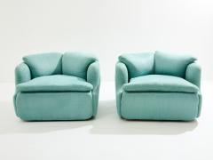  Alberto Rosselli Saporiti Alberto Rosselli for Saporiti pair of Confidential armchairs 1970 - 4557344