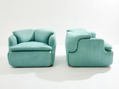  Alberto Rosselli Saporiti Alberto Rosselli for Saporiti pair of Confidential armchairs 1970 - 4557345