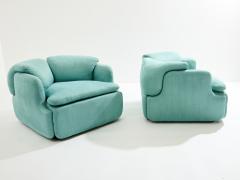  Alberto Rosselli Saporiti Alberto Rosselli for Saporiti pair of Confidential armchairs 1970 - 4557349