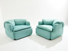  Alberto Rosselli Saporiti Alberto Rosselli for Saporiti pair of Confidential armchairs 1970 - 4557350