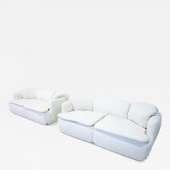  Alberto Rosselli Saporiti Mid Century Confidential Sofa by Alberto Rosselli for Saporiti Italy 1970s - 3494503